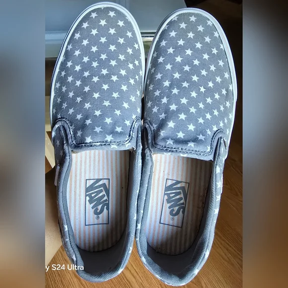 Vans Atwood Grey Women's Low Plimsoll Shoes, Sz 9.0 - Picture 6 of 8